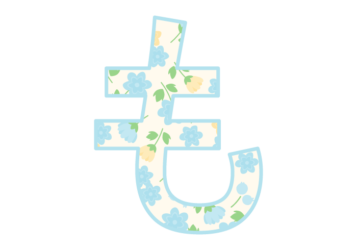 ひらがな飾り文字「も」
