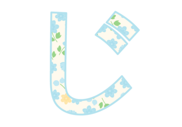 ひらがな飾り文字「じ」