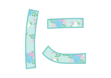 ひらがな飾り文字「に」