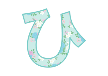 ひらがな飾り文字「ひ」
