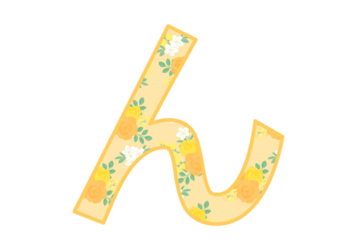 ひらがな飾り文字「ん」