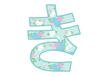 ひらがな飾り文字「き」