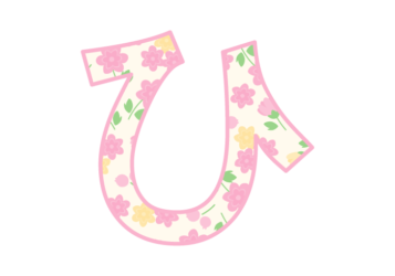 ひらがな飾り文字「ひ」