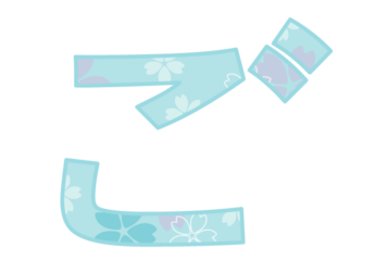 ひらがな飾り文字「ご」