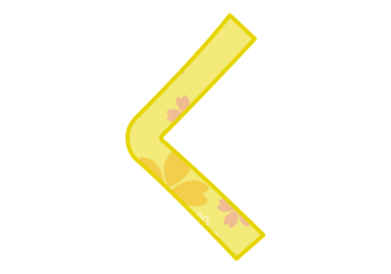 ひらがな飾り文字「く」