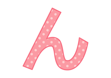 ひらがな飾り文字「ん」