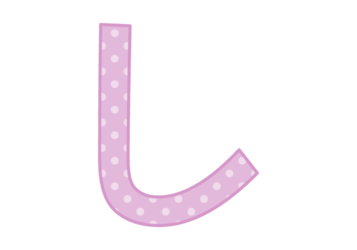 ひらがな飾り文字「し」