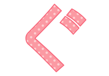 ひらがな飾り文字「ぐ」