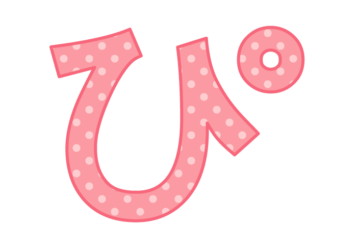 ひらがな飾り文字「ぴ」