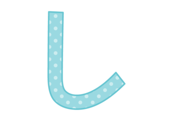 ひらがな飾り文字「し」