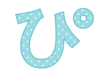 ひらがな飾り文字「ぴ」