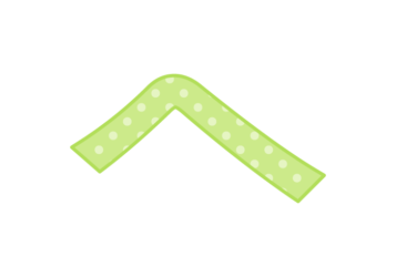 ひらがな飾り文字「へ」