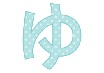 ひらがな飾り文字「ゆ」
