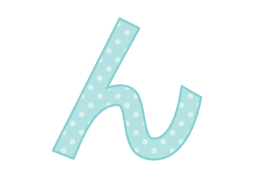 ひらがな飾り文字「ん」
