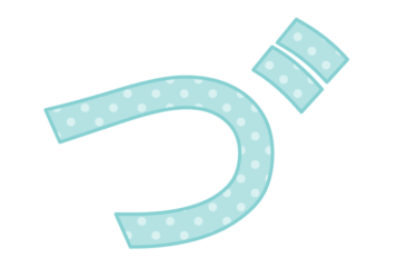 ひらがな飾り文字「づ」