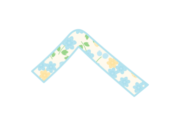 カタカナ飾り文字「ヘ」