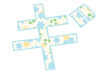 カタカナ飾り文字「ギ」