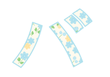 カタカナ飾り文字「バ」
