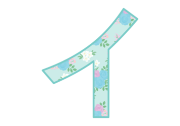 カタカナ飾り文字「イ」