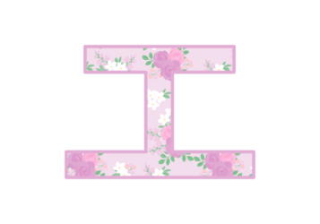 カタカナ飾り文字「エ」