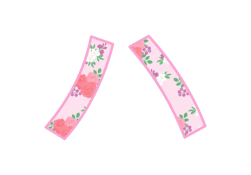 カタカナ飾り文字「ハ」