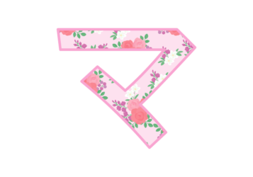 カタカナ飾り文字「マ」