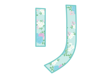 カタカナ飾り文字「リ」