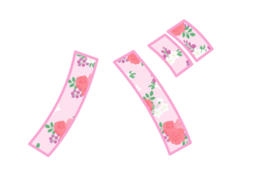 カタカナ飾り文字「バ」