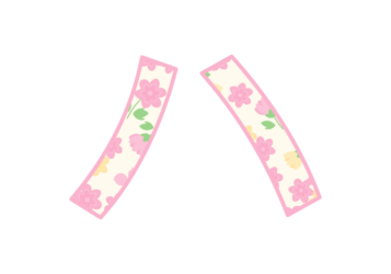 カタカナ飾り文字「ハ」