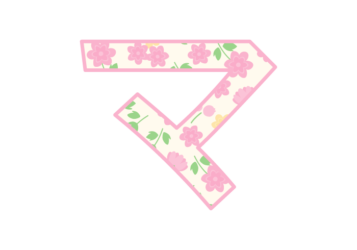 カタカナ飾り文字「マ」