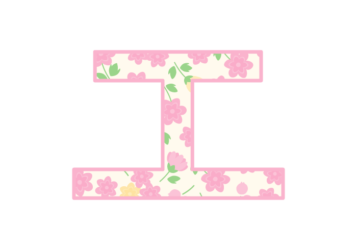 カタカナ飾り文字「エ」