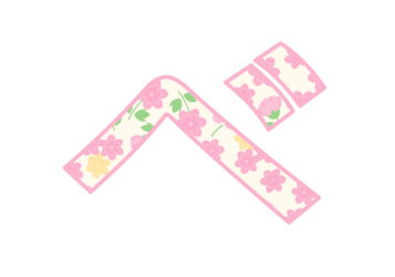 カタカナ飾り文字「ベ」
