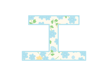 カタカナ飾り文字「エ」