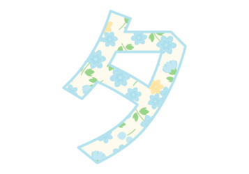 カタカナ飾り文字「タ」