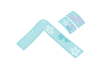 カタカナ飾り文字「ベ」