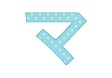 カタカナ飾り文字「マ」