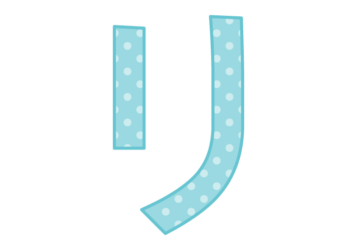カタカナ飾り文字「リ」