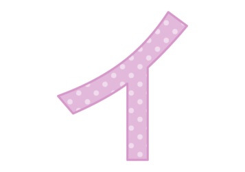 カタカナ飾り文字「イ」