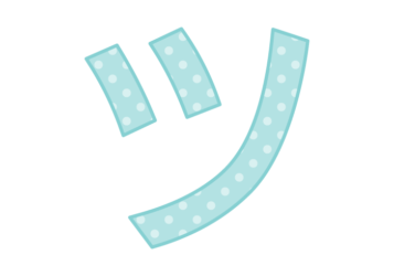 カタカナ飾り文字「ツ」