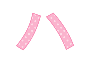カタカナ飾り文字「ハ」
