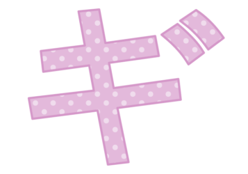 カタカナ飾り文字「ギ」