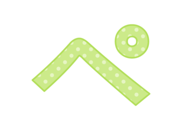 カタカナ飾り文字「ペ」