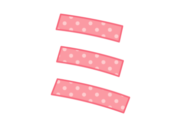 カタカナ飾り文字「ミ」