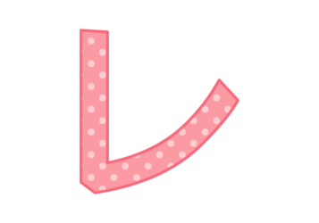 カタカナ飾り文字「レ」