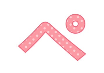 カタカナ飾り文字「ペ」