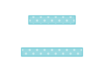 カタカナ飾り文字「ニ」