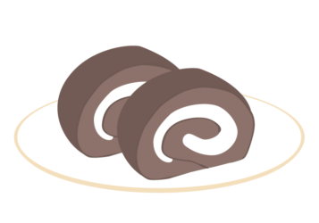 ロールケーキ（チョコレートロール）