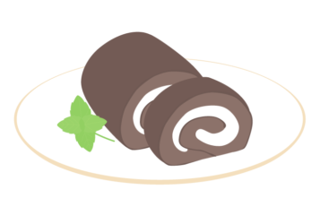 ロールケーキ（チョコレートロール）