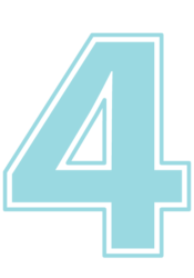 数字「4」