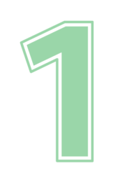 数字「1」